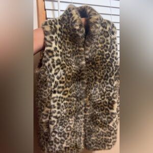 Leopard vest